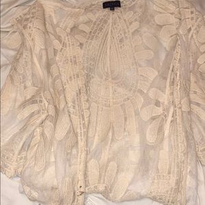 Light weight cover up/cardigan slip